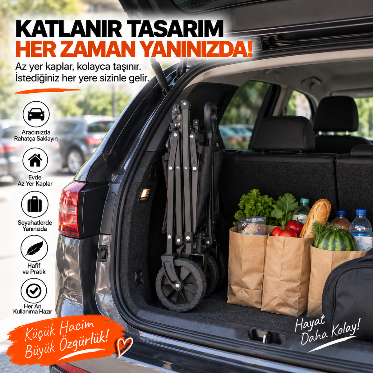 Çek Götür | Katlanabilir Taşıma Arabası