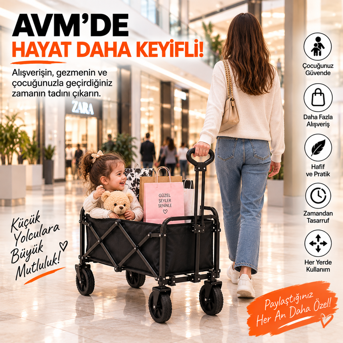 Çek Götür | Katlanabilir Taşıma Arabası