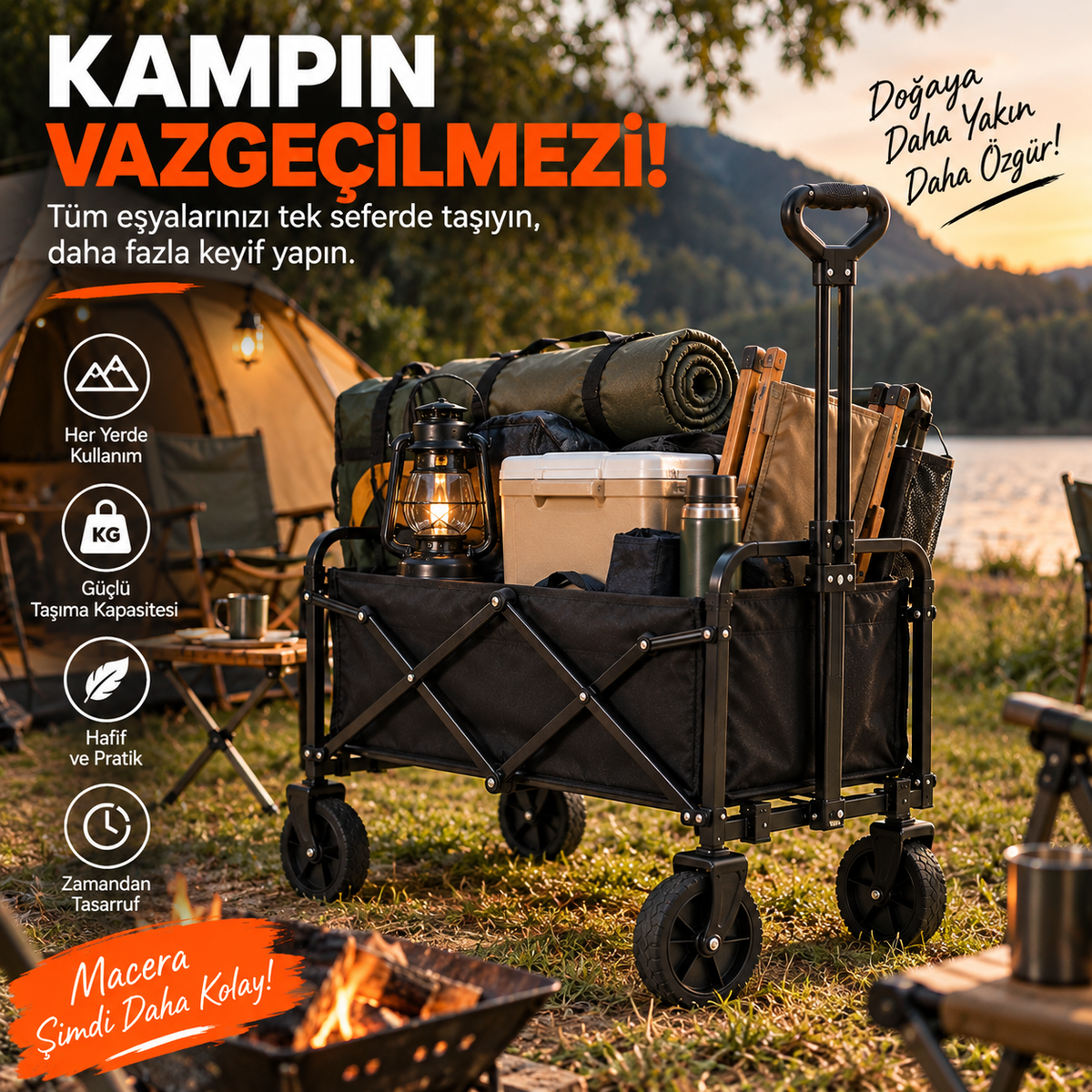 Çek Götür | Katlanabilir Taşıma Arabası