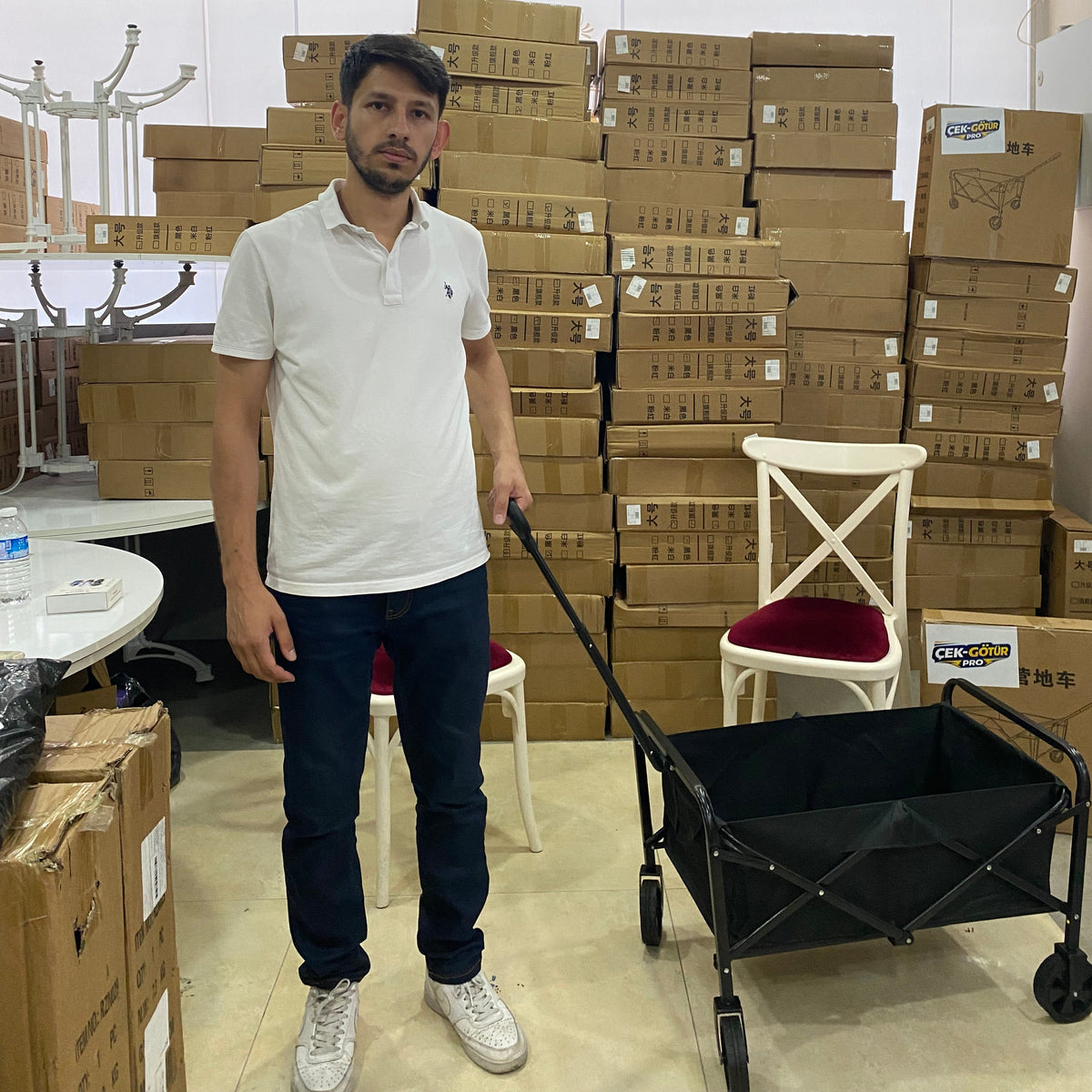 Çek Götür Pro | Masalı Katlanabilir Taşıma Arabası